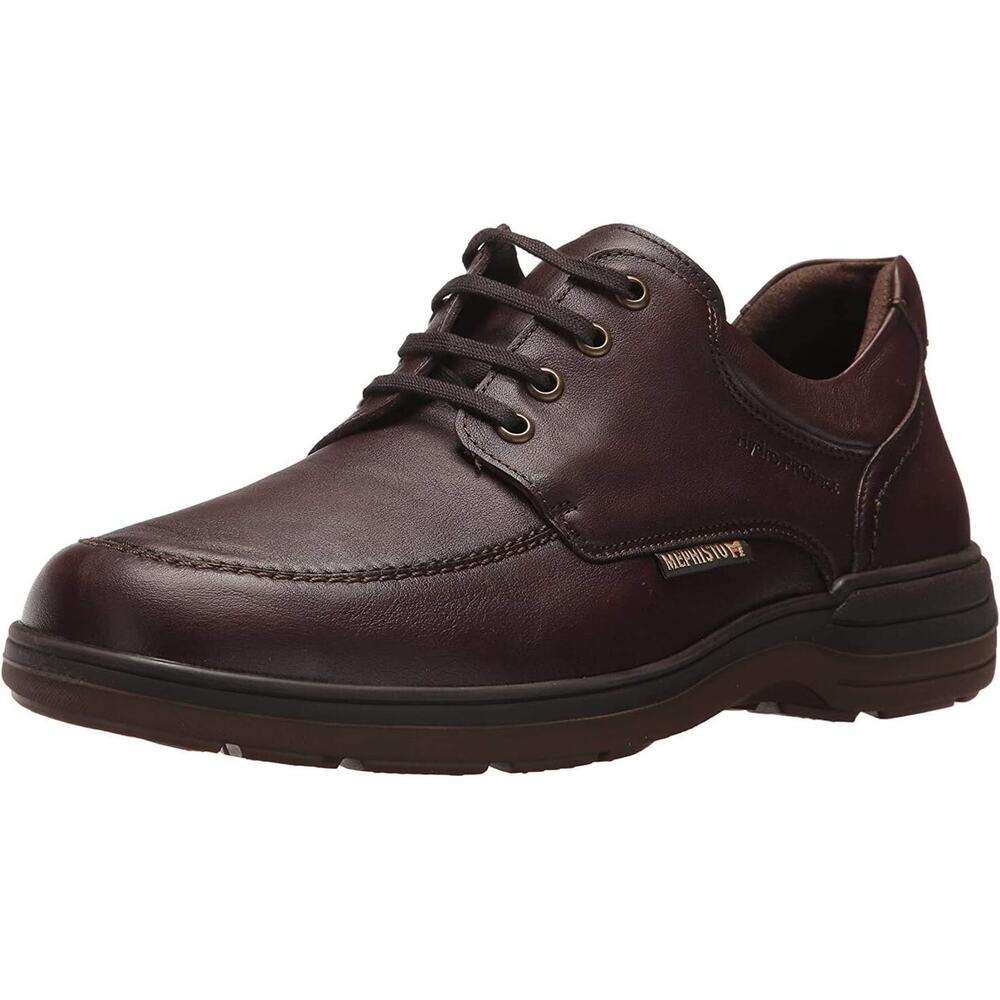Mephisto Mens Douk Leather Oxford Shoes - Chestnut Riko NEW